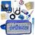 Kit Enfermagem Profissional Glicose Estagio Saude Completo AZUL TRANSPARENTE ENF. INCOTERM