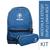 Kit Escolar Juvenil Rabisk Bolt Mochila Impermeável RK2418 + Estojo Duplo RK2423 Azul