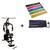 Kit Estação de Musculação 66kg + 5 Mini Band Bonafit Preto Preto