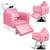 KIT Evidence - Cadeira Reclinável + Cadeira Reclinável Descanso + Lavatório Descanso - Base Quadrada Rosa bebê