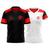 Kit Flamengo Casal Retro Zico Oficial - Masculino e Feminino Branco, Preto