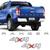 Kit Ford Ranger 2013/2016 Adesivo 4x4 E Faixa Tampa Traseira Prata