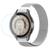 Kit Galaxy Watch 5 Pro 2x Pulseiras Metal + 1 Película Vidro Prata