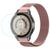 Kit Galaxy Watch 5 Pro 2x Pulseiras Metal + 1 Película Vidro Rose