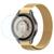 Kit Galaxy Watch 5 Pro 2x Pulseiras Metal + 1 Película Vidro Dourado