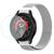 Kit Galaxy Watch 5 Pro Pulseira Magnética + 2 Película Vidro Prata