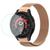 Kit Galaxy Watch 5 Pro Pulseira Magnética + 2 Película Vidro Rose Gold