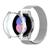 Kit Galaxy Watch 5 Pulseira Magnética Curvada + Case TPU Prata