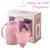 Kit Garrafa Térmica Bule Com Suporte Para Filtro 700ml c/ Pote Amarelo Rosa