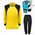 Kit Goleiro Infantil: Camisa e Calça Acolchoada + Luva Penalty Amarelo, Azul