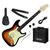 Kit Guitarra Stratocaster Giannini G 101 + Amplificador e Acessórios G-101 3TS/MG