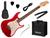 Kit Guitarra Tagima TG-520 Woodstock Stratocaster + Amp Sheldon GT1200 TG-520 Candy Apple