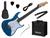 Kit Guitarra Tagima TG-520 Woodstock Stratocaster + Amp Sheldon GT1200 Tg, 520 metallic blue