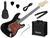 Kit Guitarra Waldman Street ST-111 + Amp e Acessórios ST-111T BK