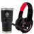 Kit Headphone Stereo Gamer EG302 + Copo Térmico Evolut 473ml Preto