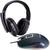 Kit Headset Fone Gamer Gm-002 + Mouse Usb Led Rgb 2800dpi Preto