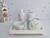 Kit Higiene Porcelana Bebê Banho Cuidado Quarto K014 Borboleta Colorido