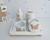 Kit Higiene Porcelana Bebê Banho Cuidado Quarto Menina K014 Borboleta Rosê