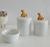 Kit Higiene Porcelana Bebê Moderno Quarto Banho K015 Urso Dourado