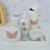Kit Higiene Porcelana Bebê Térmica Bandeja K010 Borboleta Rosê