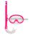 Kit Infantil Máscara de Mergulho com Snorkel Pink