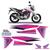 Kit Jogo De Adesivo Honda Cg Moto Titan 160 Ex 2016/2017 ROSA