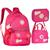 Kit Juvenil Escolar Mochila Lancheira Estojo Rebecca Bonbon RB24005-06-07 Rosa