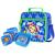 Kit Lancheira Térmica Infantil + 4 Mini Potinhos p/ Lanches Cachorrinho