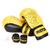 Kit Luva Boxe/Muay Thai Pretorian Core 14 Oz + Bandagem + Protetor Bucal Amarelo, Preto