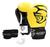 Kit Luvas Linha Elite Training - Boxe Muay Thai - Pretorian Amarelo