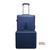 Kit mala de viagem com frasqueira ABS mala 18kg com roda 360 com cadeado menor preco  Azul, 18kg, 33cm