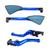 Kit Manete Esportivo Espelho Retrovisor Rizoma Cb 600f Hornet Azul