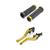 Kit Manete Esportivo Manopla XL Honda Xre Falcon Tornado Bros Freio A Disco Dourado