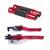 Kit Manete Manopla Retrovisor Versys Z1000 Zx6r Zx9r Zx12r Vermelho