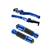 Kit Manopla Jupiter Manete Bros 125 150 160 A Disco - (Off Racer) Azul