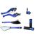 Kit Manopla V2 Peso Summer Tm1 Manete Yamaha Lander 250 Azul