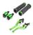 Kit Manopla XL+Peso Manete Lander Crosser Tenere Fazer 250 Verde