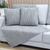 Kit Manta Trico Sofa Decorativa 150x90cm +2 Capa Almofada c2 GRAFITE