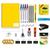Kit material de escritório com 32 itens, escolha a cor do caderno Grande Kit com caderno amarelo