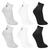 Kit Meias Lupo Cano Médio Atoalhada Sport 6 Pares Masculina Branco, Preto