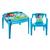 Kit Mesinha e 1 Cadeira Poltrona Infantil Com Label Arqplast Azul