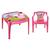 Kit Mesinha e 1 Cadeira Poltrona Infantil Com Label Arqplast Rosa