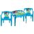 Kit Mesinha Infantil Com 2 Cadeiras Poltronas Infantil Label Azul