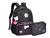 Kit Mini Mochila Costas Rebecca Bonbon Original com Estojo Box Escolar Passeio Curso Preto