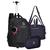 Kit Mochila Carrinho Lancheira Estojo Rebecca Bonbon Crinkle Matelassê  RB24043 Preto