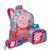 Kit Mochila Costas Peppa Pig com Lancheira Térmica e Estojo Rosa