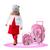 Kit Mochila De Carrinho Infantil Escolar Com Lancheira Minnie