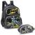 Kit Mochila De Costas Estojo 3 Compartimentos Batman DC Cinza