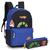 Kit Mochila De Costas + Estojo Escolar Infantil Hot Wheels Azul