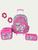 Kit mochila de rodinhas lol surprise meninas infantil escolar bolsa rosa LOL SURPRISE